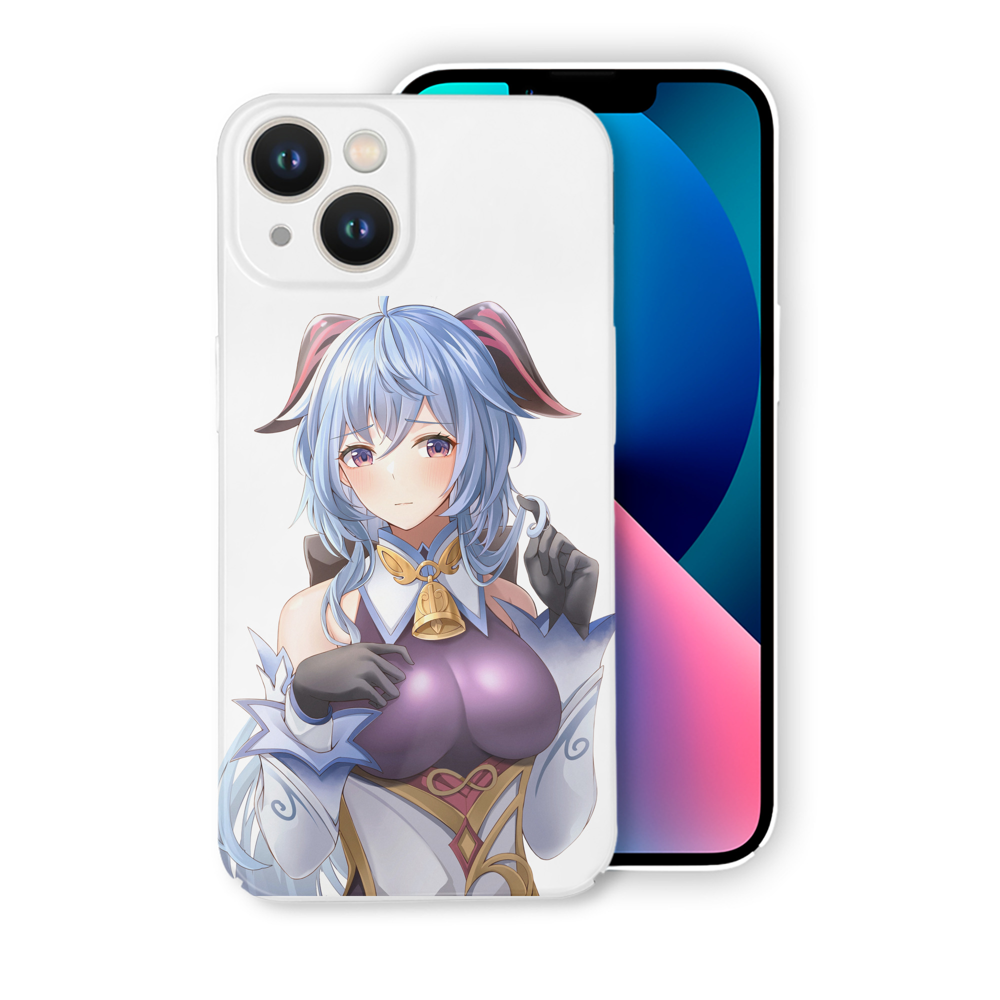 げんし神 甘雨 かんう genshin Ganyu 【iPhone 14シリーズ対応】ハードケース